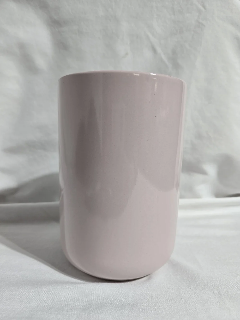 Hello Kitty Jumbo Pink Ceramic Kitchen Utensil Crock Cookie Jar-NO LID